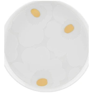 Marimekko fat Ø13,5cm Unikko white, gold