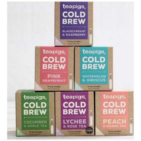teapigs. Cold Brew Blackcurrant & Raspberry 10 temples - Bilde 3
