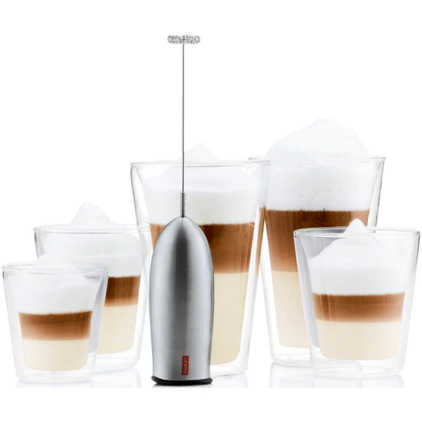 Bodum Schiuma batteridrevet melkeskummer rustfritt stål - Bilde 3