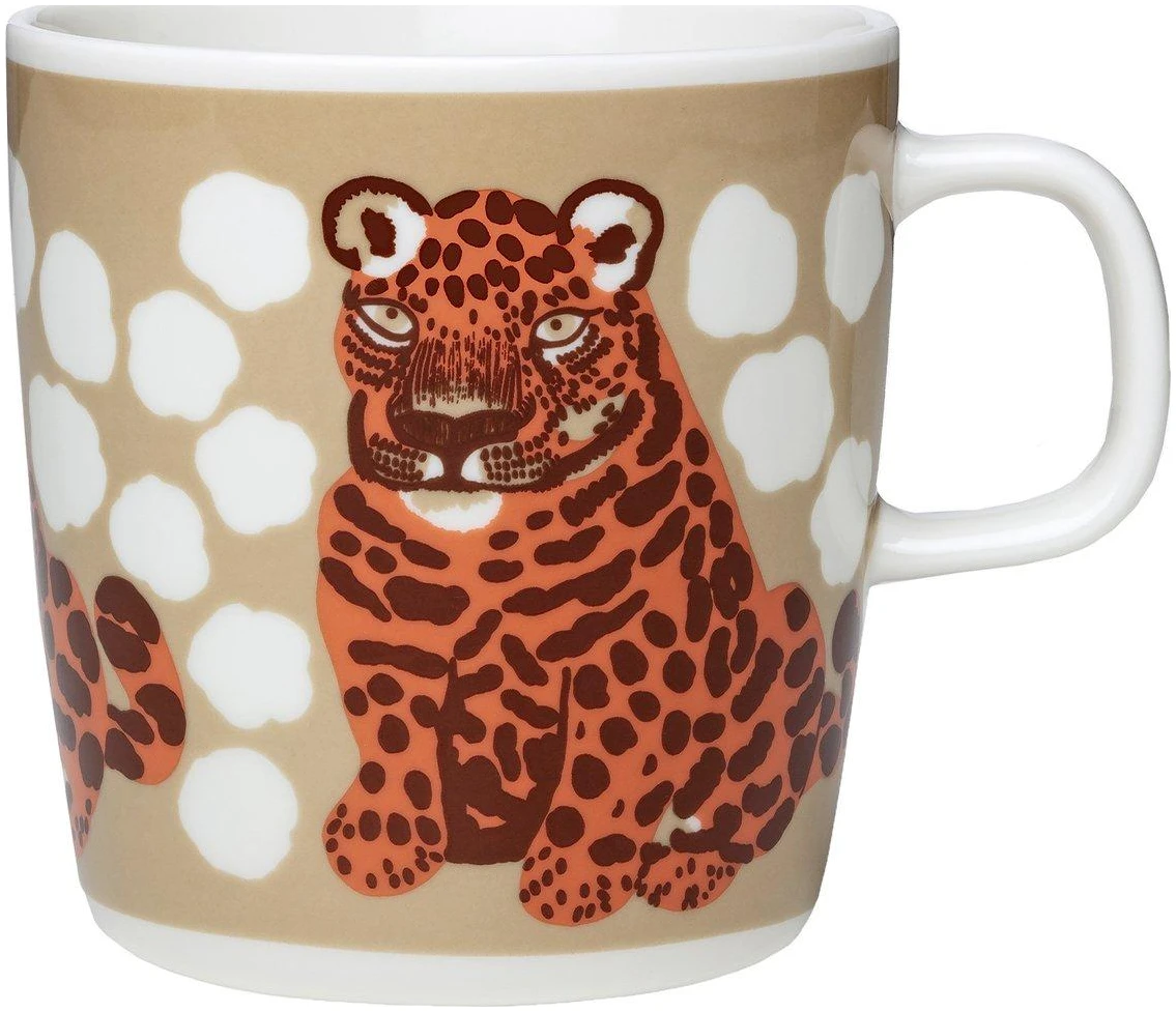 Marimekko krus 0,4L Kaksoset beige, apricot, dark brown