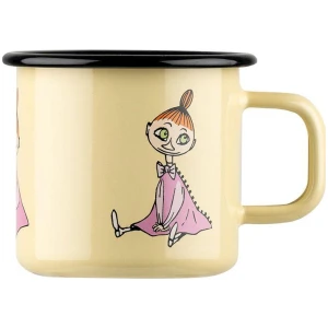 Mummi emaljekopp 0,37L Mymlen retro gul