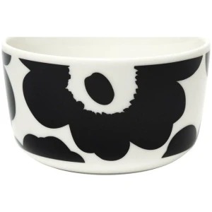 Marimekko skål 0,25L Unikko white, black