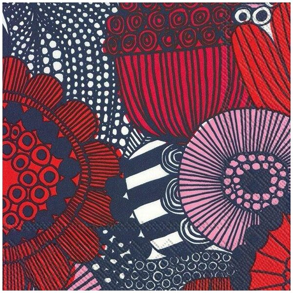 Marimekko servietter lunsj Siirtolapuutarha blue