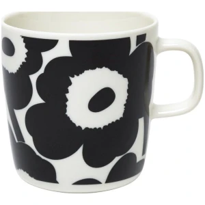 Marimekko krus 0,4L Unikko white, black