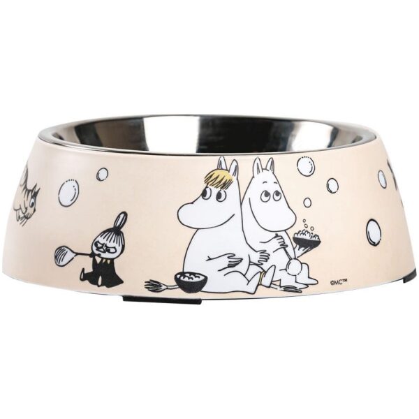 Moomin for Pets matskål beige Ø17,5cm
