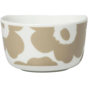 Marimekko skål 0,25L Unikko white, beige