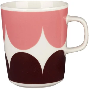 Marimekko krus 0,25L Härkä dark wine, powder, clay
