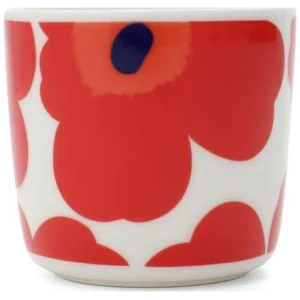 Marimekko kaffekopp 0,2L Unikko white, red