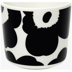 Marimekko kaffekopp 0,2L Unikko white, black