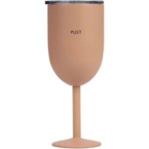 Termo-vinglass Pust - fersken
