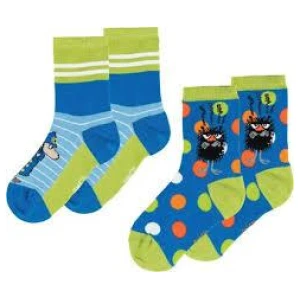 Mummi sokker barn 2-pk Hemulen blå str. 31-34