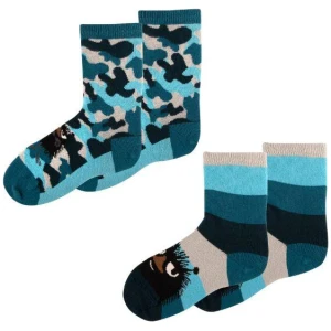 Mummi sokker barn 2-pk Stinky blå str. 27-30