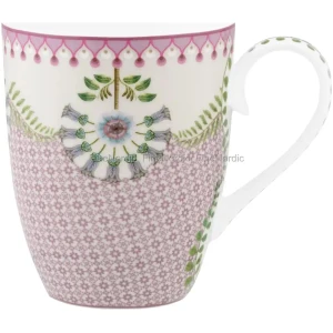 Pip Studio Krus Stor 350ml Lily&Lotus Fliser Lilla