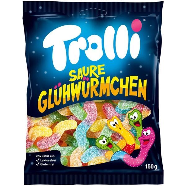 Trolli Sour Glowworms 200g
