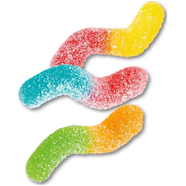 Trolli Sour Glowworms 200g - Bilde 2