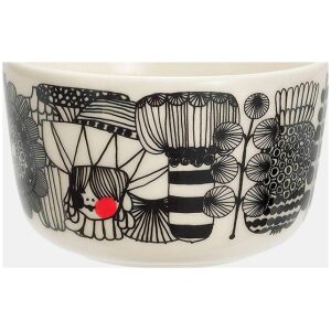 Marimekko skål 0,25L Siirtolapuutarha white/black/red