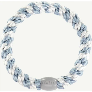 KKNEKKI Original hårstrikk Seablue White