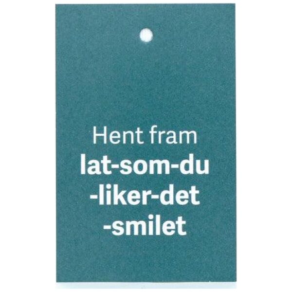 Gratulasjonskort "Hent Fram Smilet"