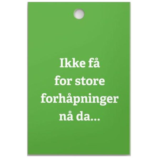 Gratulasjonskort "Forhåpninger"