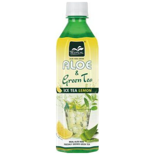 Tropical Aloe Vera Drink Green Tea Lemon 500ml