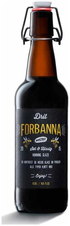 Drit Forbanna Søt & Hissig Honning Glaze 0,5L