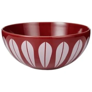 Lucie Kaas Lotus Skål 18 cm Red, White