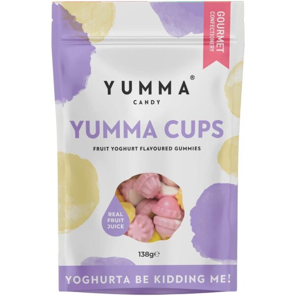 Yumma Cups Fruit Yoghurt Gummies 138g
