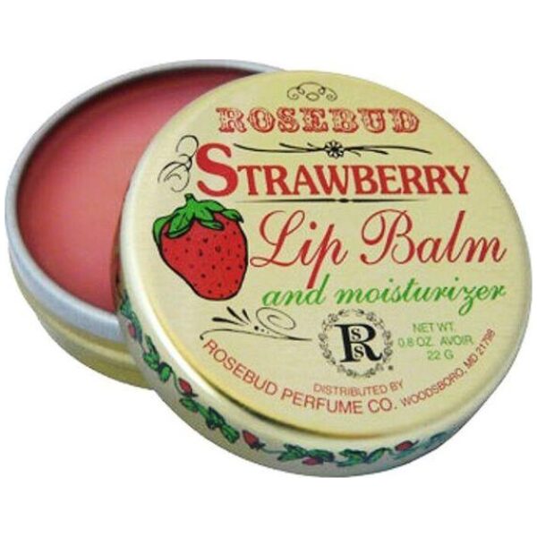 Rosebud Lip Balm Boks Strawberry