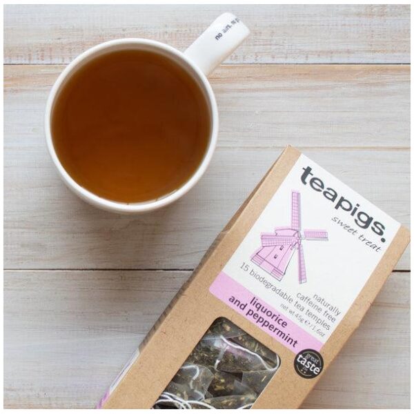 teapigs. Liquorice & Peppermint 50 temples - Bilde 2