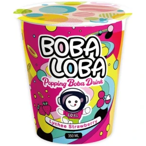 Boba Loba Strawberry Lychee 350ml