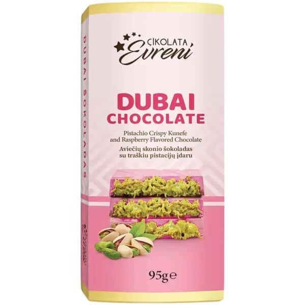 Dubai Sjokolade Eureni Bringebær