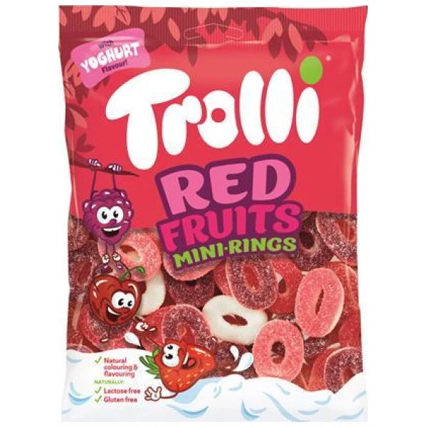 Trolli Red Fruits Mini-Rings 200g