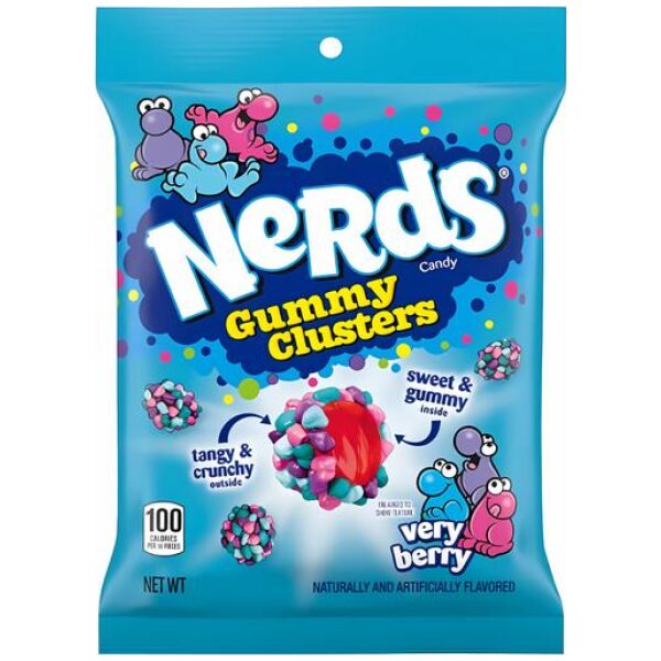 Nerds Gummy Clusters Very Berry 85g