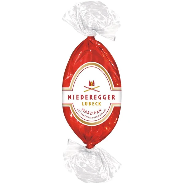 Nideregger Lübeck Marsipanegg Mørk Sjokolade