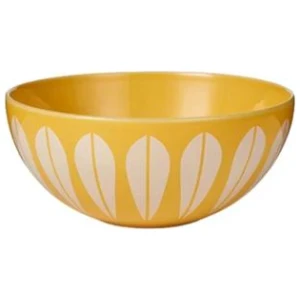 Lucie Kaas Lotus Skål 18 cm Yellow, White