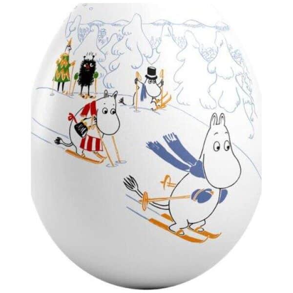 Mummi påskeegg i tinn med smågodt påsketur