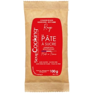 Scrap Cooking Fondant Rød 250g