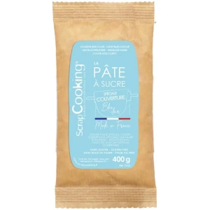 Scrap Cooking Fondant Lys Blå 250g