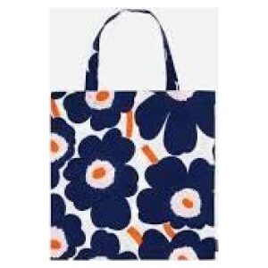 Marimekko tøynett Pieni Unikko Blå/Orange