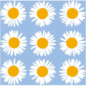 Marimekko Servietter Lunsj Auringonkukka Blue