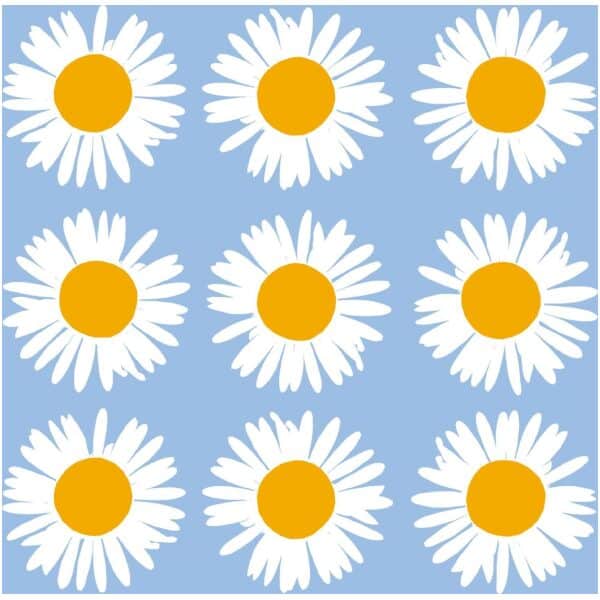 Marimekko Servietter Lunsj Auringonkukka Blue