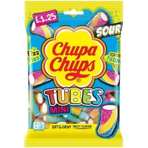 Chupa Chups Mini Sour Tubes Bag