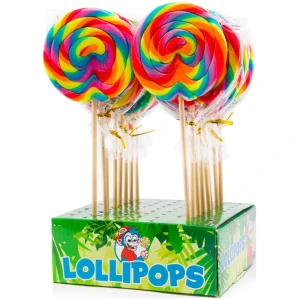 Spiral Rainbow Lollipop Maxi