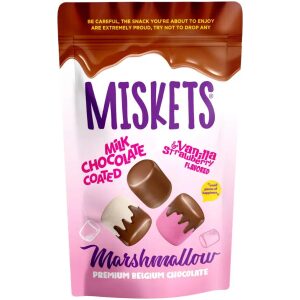 Miskets Sjokolade Dekket Marshmallows