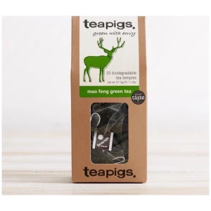teapigs. Mao Feng Green Tea organic 15 temples