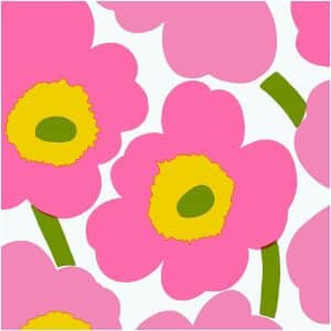 Marimekko Servietter Kaffe Unikko Light Pink