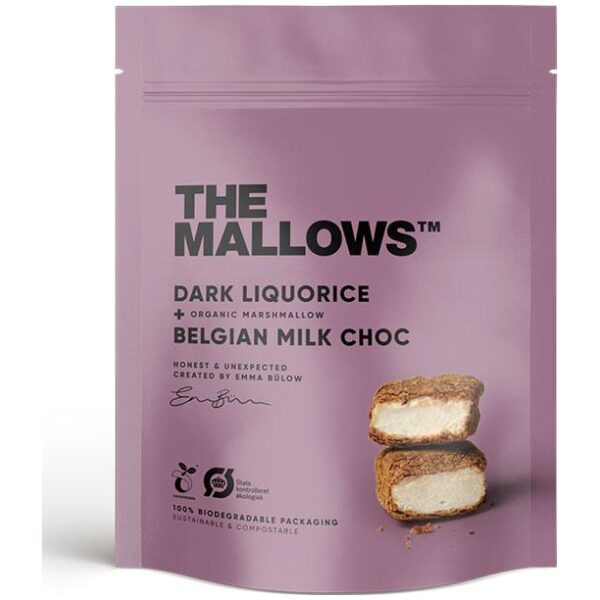 The Mallows Dark Liquorice & Belgian Milk Chocolate