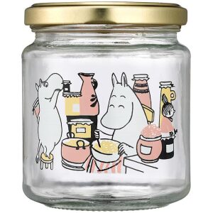 Mummi glasskrukke + 4 klistremerker 0,3L