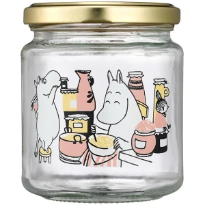 Mummi glasskrukke + 4 klistremerker 0,3L
