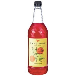 Sweetbird Pink Guava & Lime Lemonade Sirup 1L